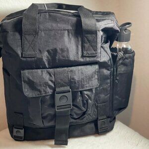 Tommy Bahama Convertible Black Backpack Laptop Bag w/Water Bottle NWT